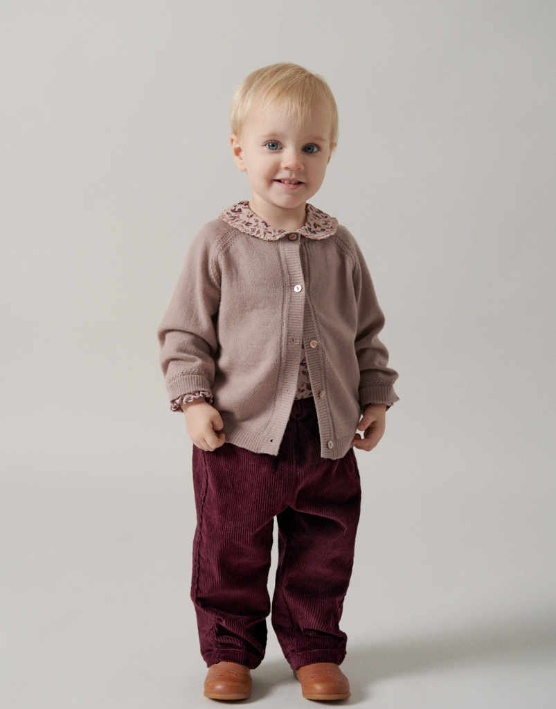 MarMar Copenhagen Palle Cord P ants- Deep Mulberry