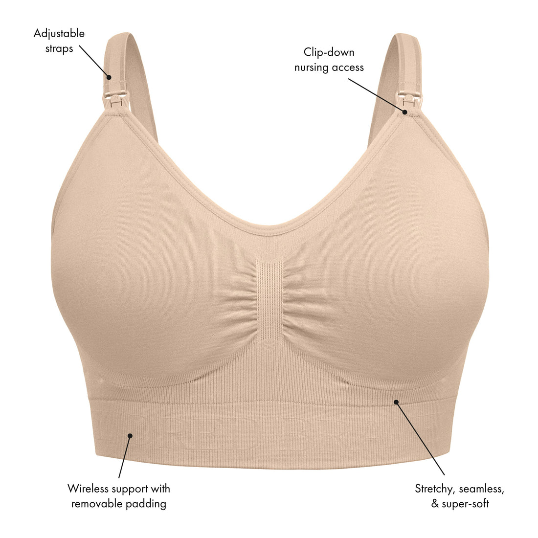 Kindred Bravely Simply Sublime Seamless Nursing Bra for Breastfeeding