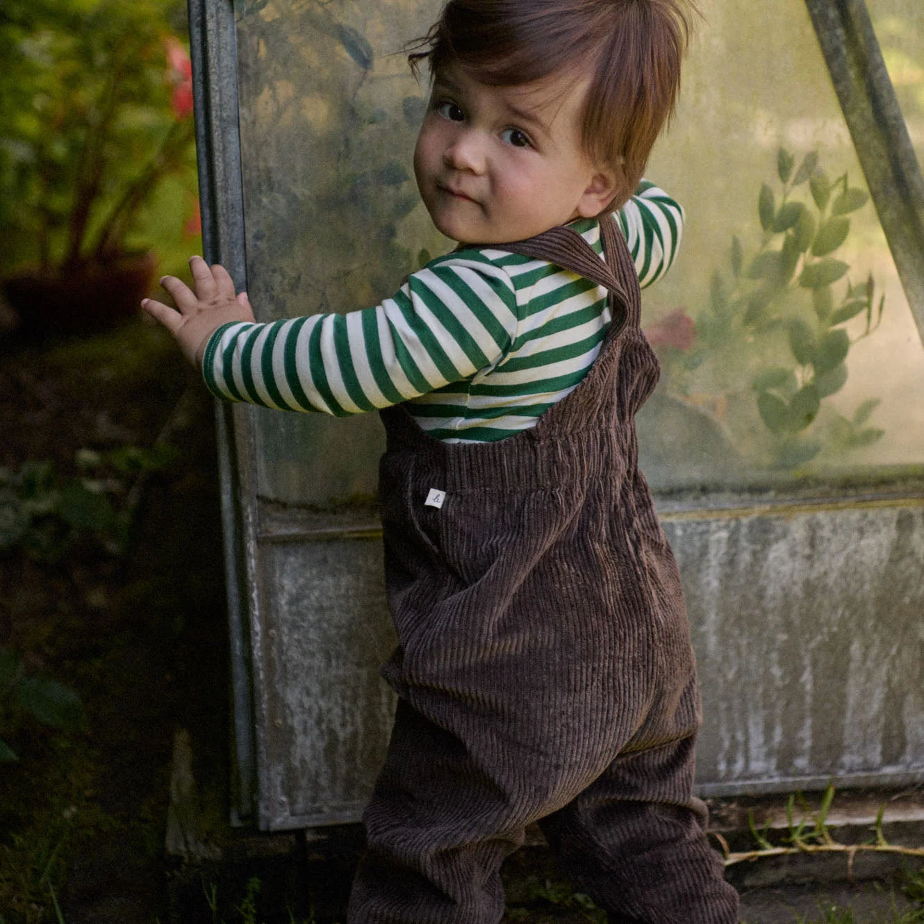 Nature Baby - Teddy Overalls - Pinecone
