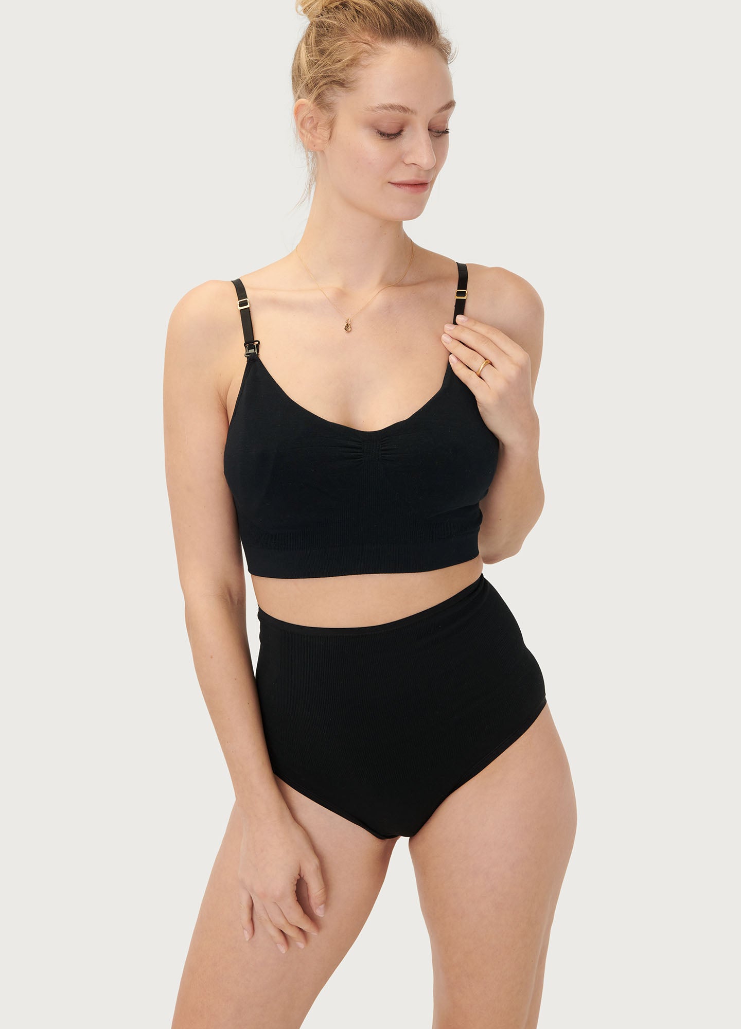 Hatch The Essential Nursing And Pumping Bra - Black