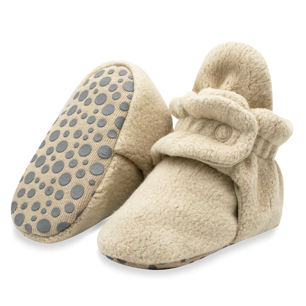Zutano - Cozie Fleece Gripper Baby Booties