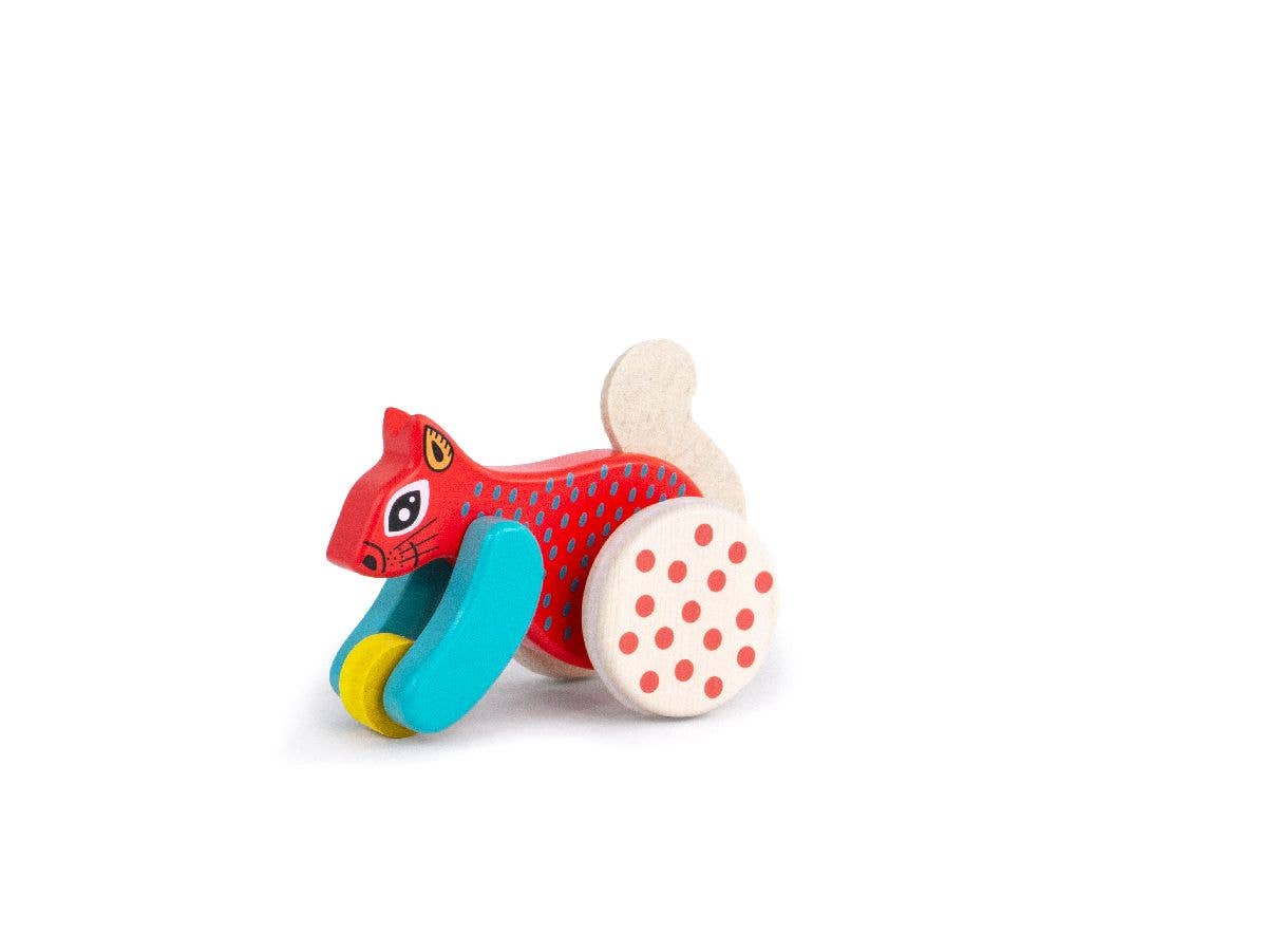 Little Poland Gallery - BAJO Squirrel Pull Toy