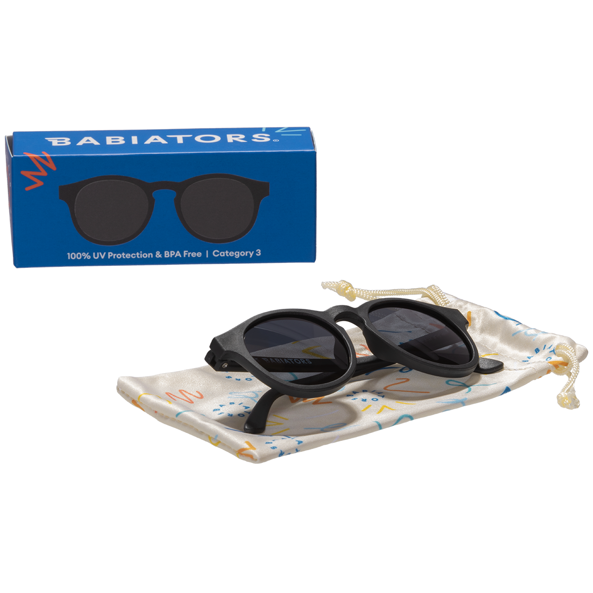 Babiators - Jet Black Keyhole Baby and Kid Sunglasses