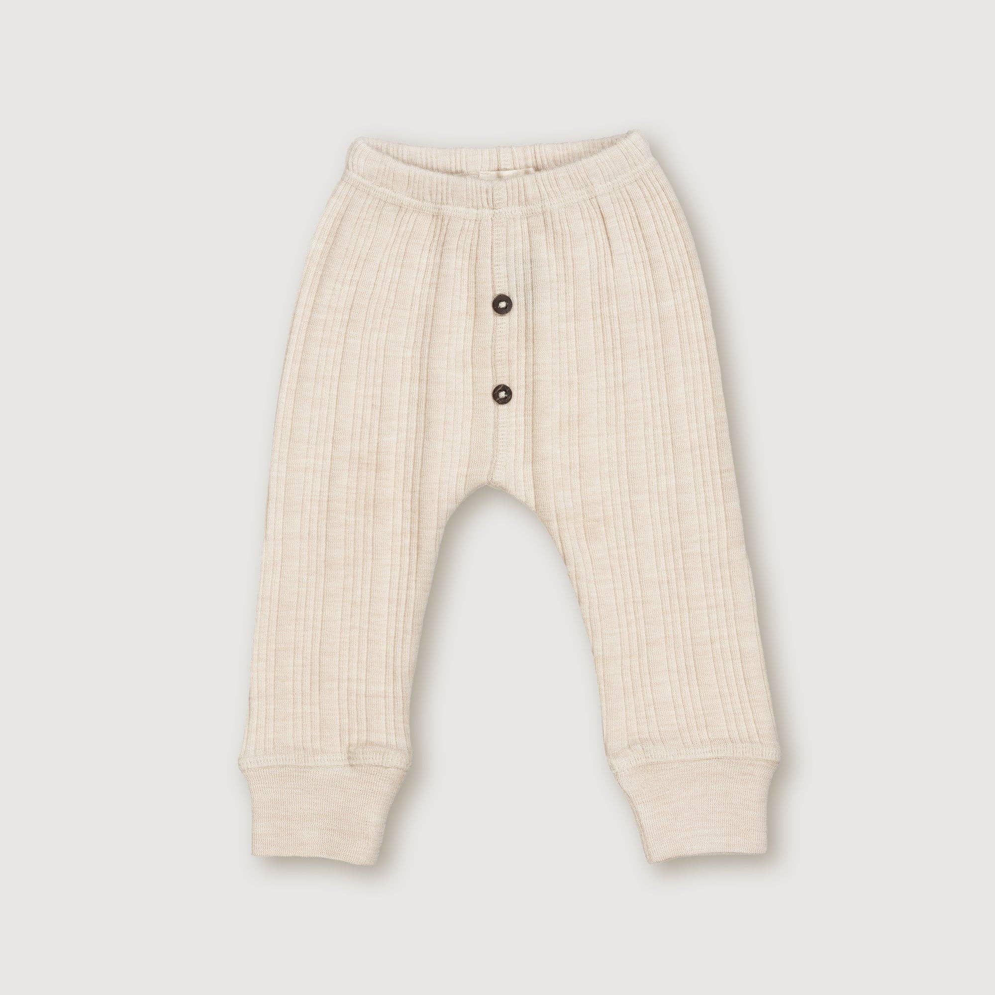 Finch & Fable - Wool Rib Leggings - Oat