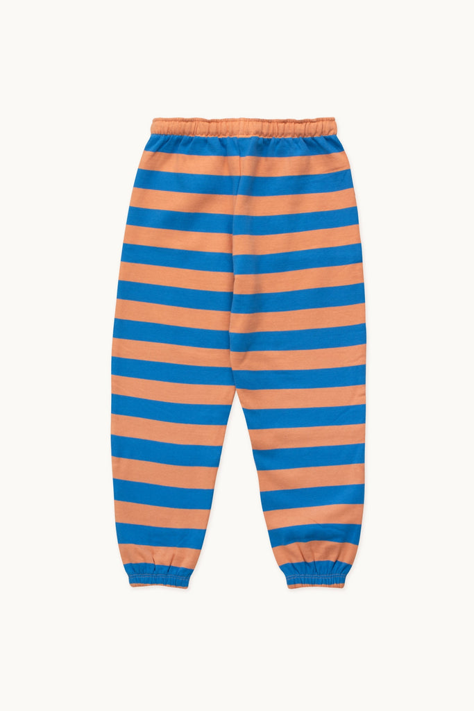 Tiny Cottons Tiny Stripes Sweatpants - Light Rust/ Blue