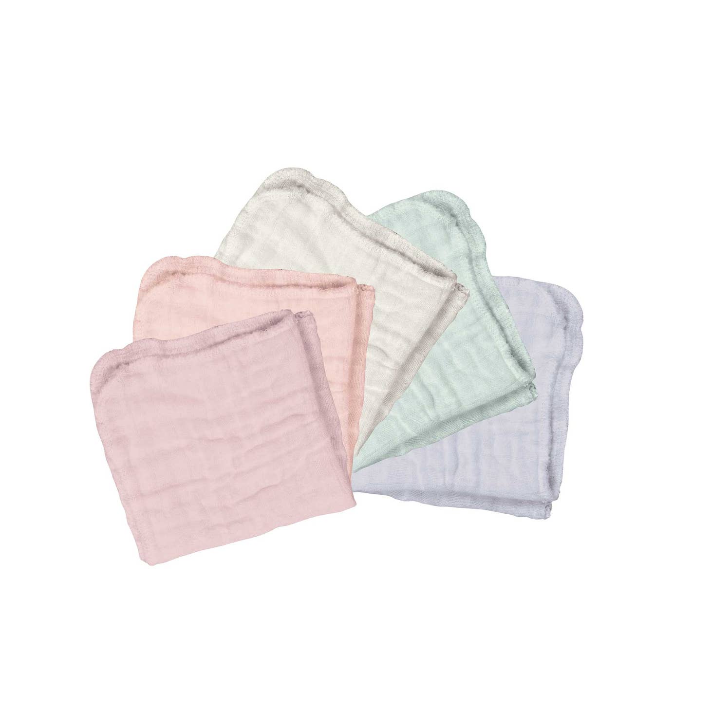 Green Sprouts Muslin Cloths - Rose