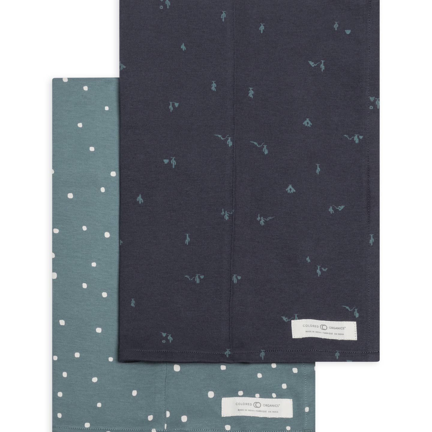 Colored Organics Burp Cloth 2 Pack