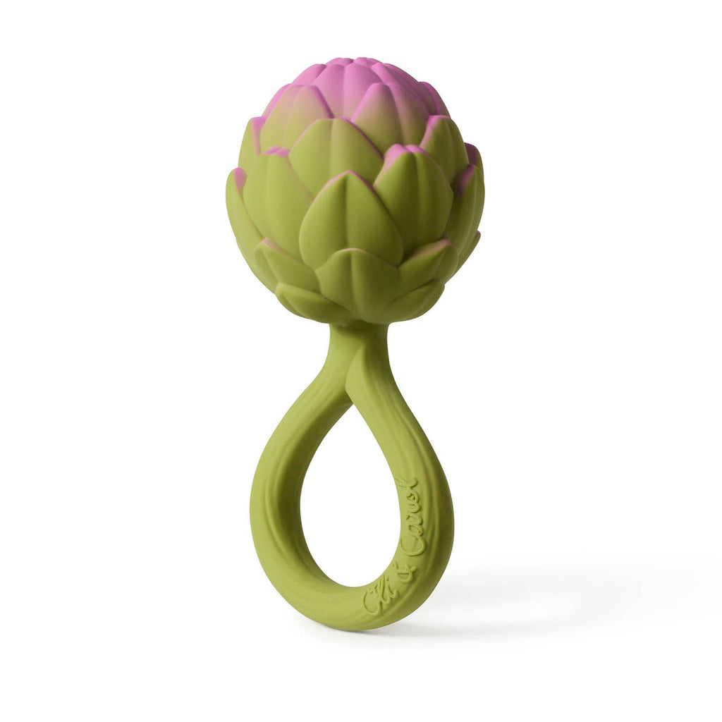 Oli & Carol Artichoke Rattle Toy