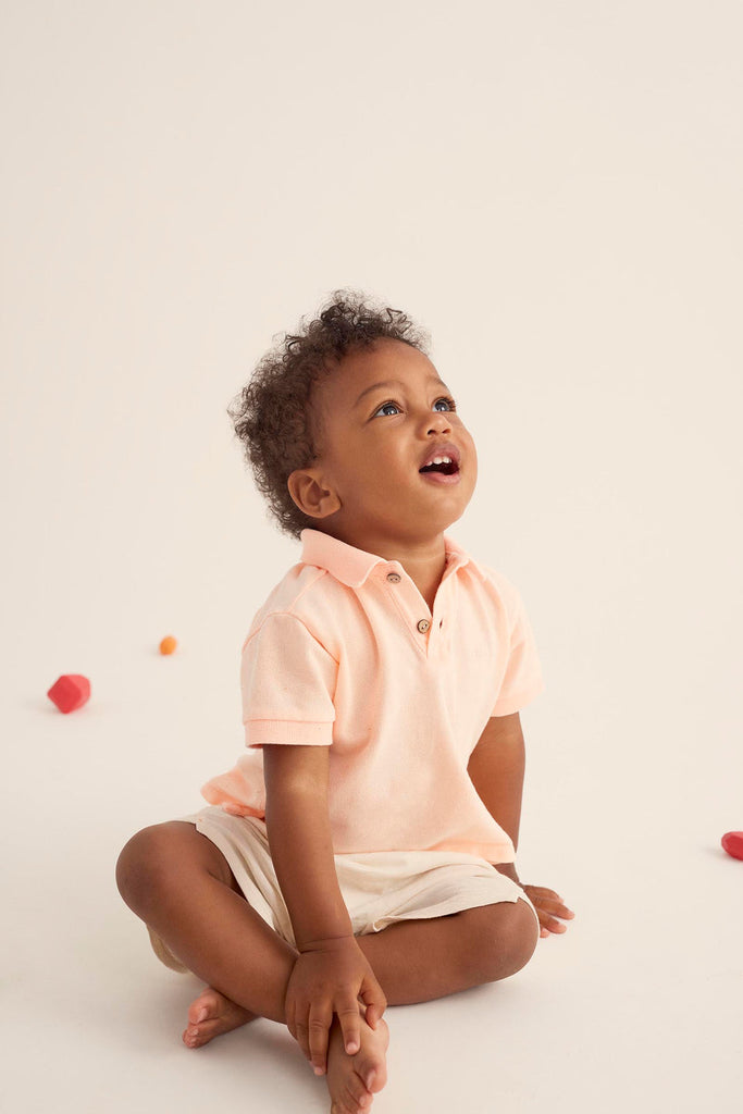 My Little Cozmo Geri Polo Shirt - Neon Coral