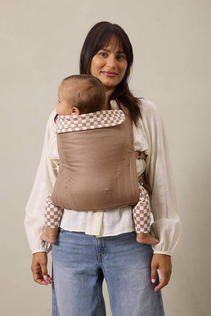 Solly Baby - Almondine Chequer Buckle Carrier