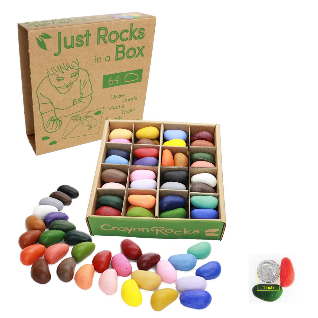 Crayon Rocks - Just Rocks in a Box 32 Colors/ 64 Crayons