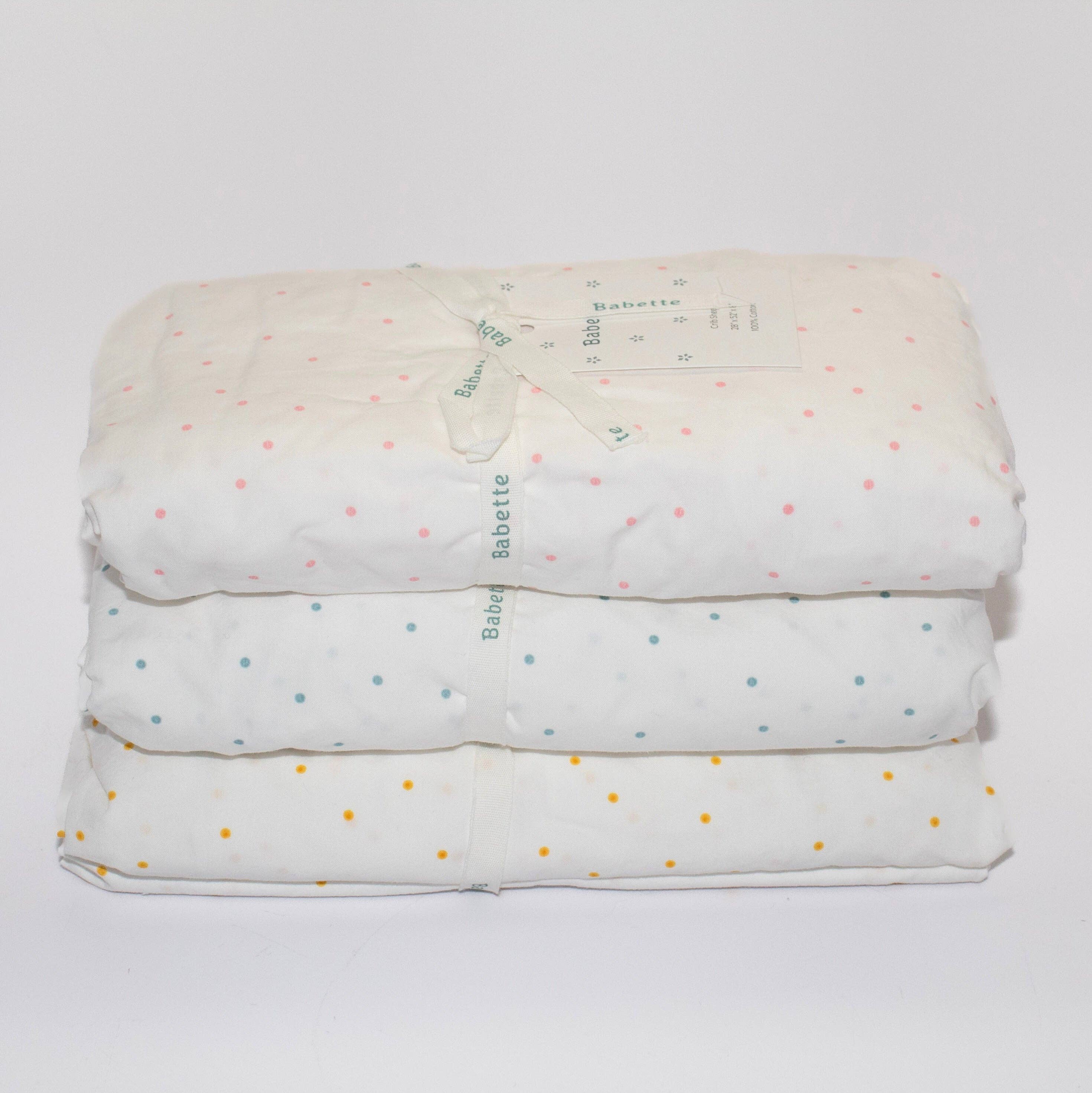 Babette - Crib Sheet - Dots
