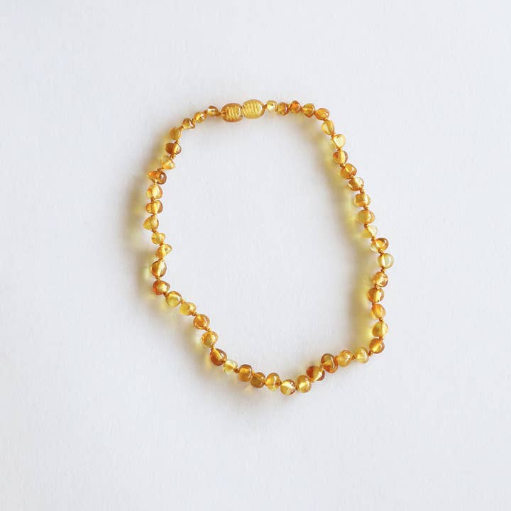 CanyonLeaf Polished Honey Baltic Sea Amber Necklace