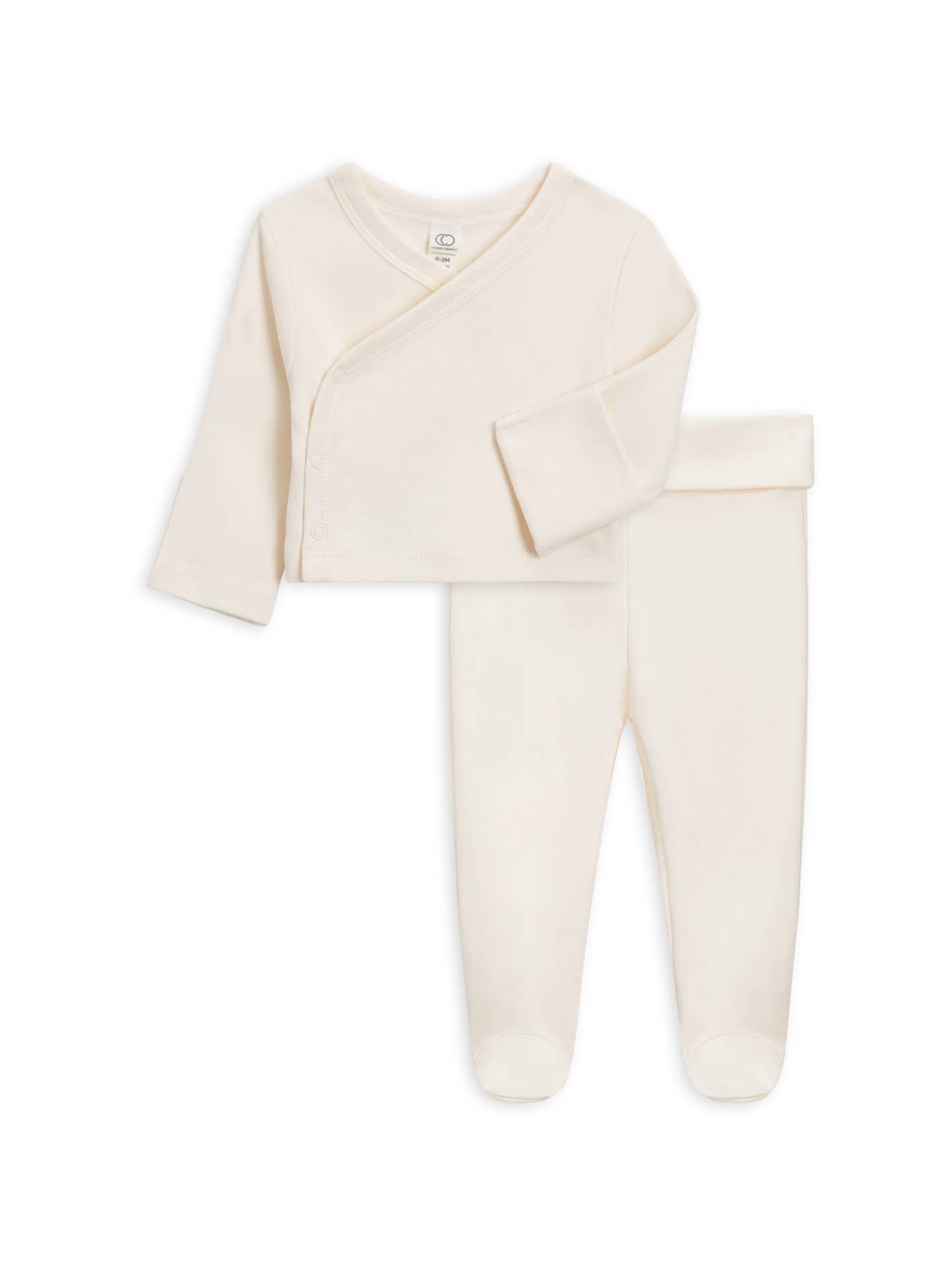 Colored Organics Riley 2 Piece Kimono Wrap Top + Pant Set
