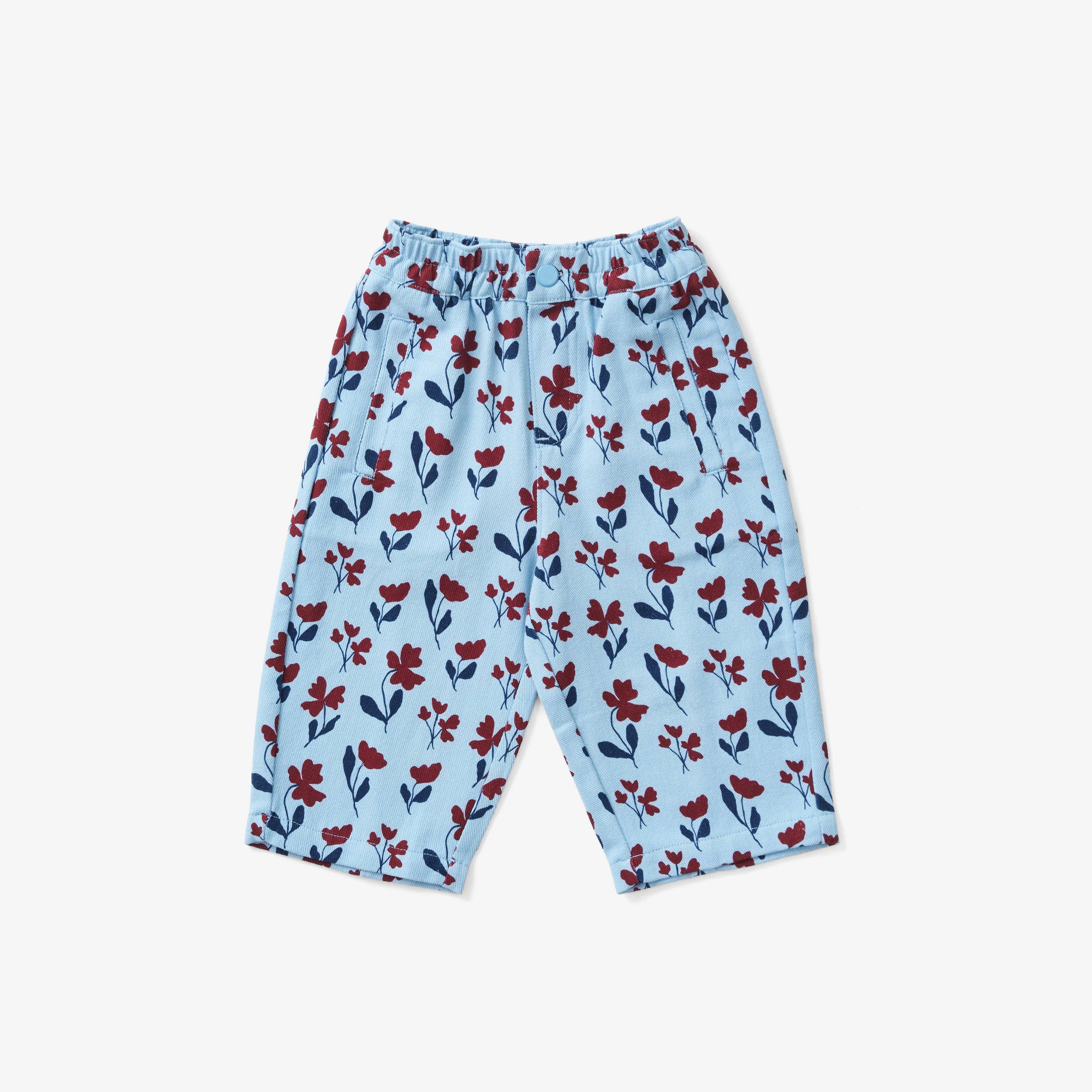 Lewis - Barrel Pant - Poppy | Lake