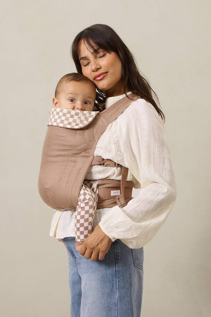Solly Baby - Almondine Chequer Buckle Carrier