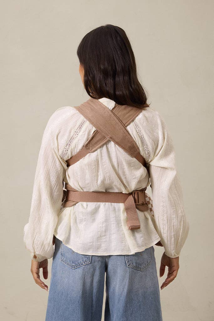Solly Baby - Almondine Chequer Buckle Carrier