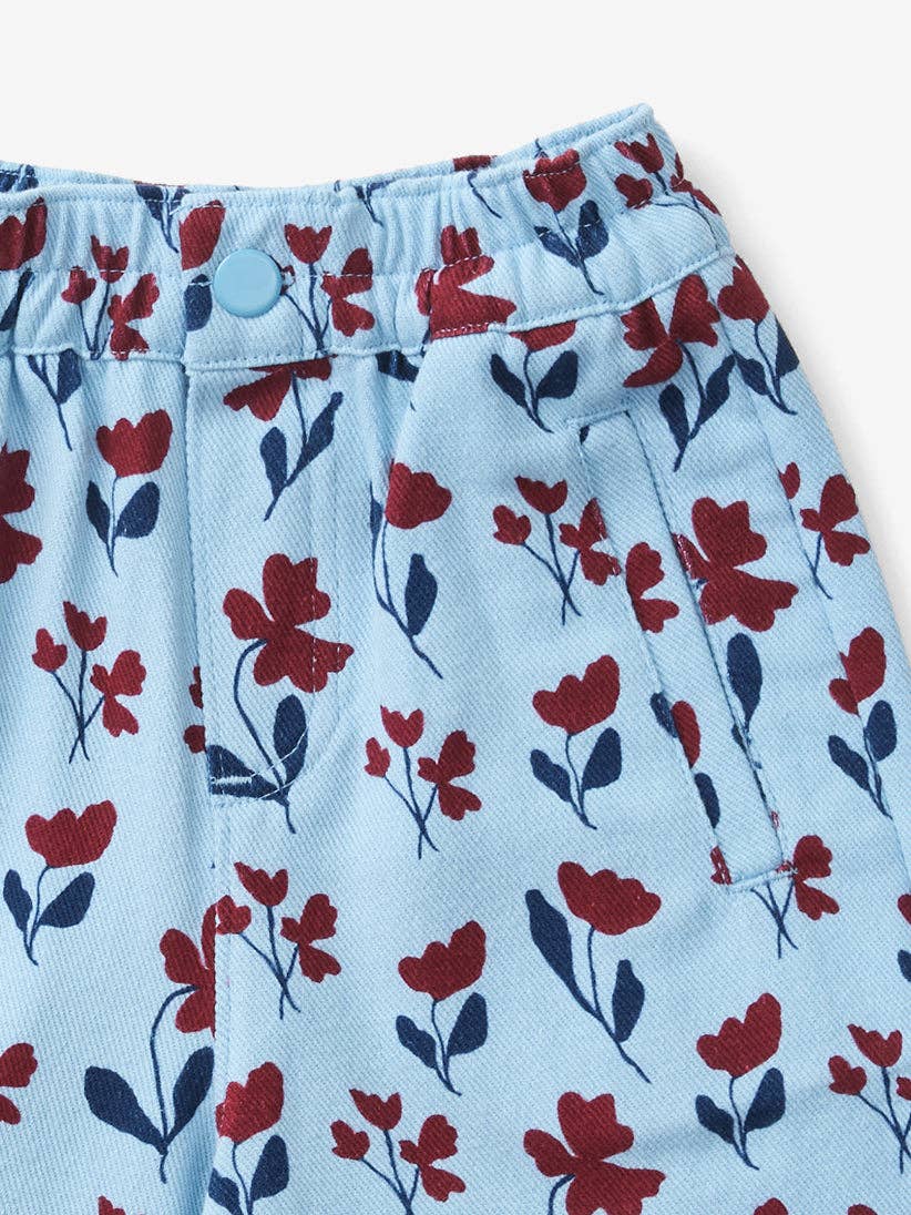 Lewis - Barrel Pant - Poppy | Lake