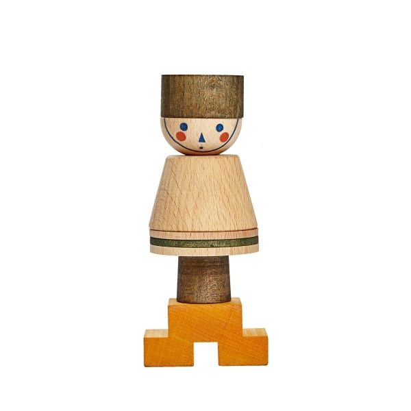 Wooden Story Stacking Toy Stick Fig.