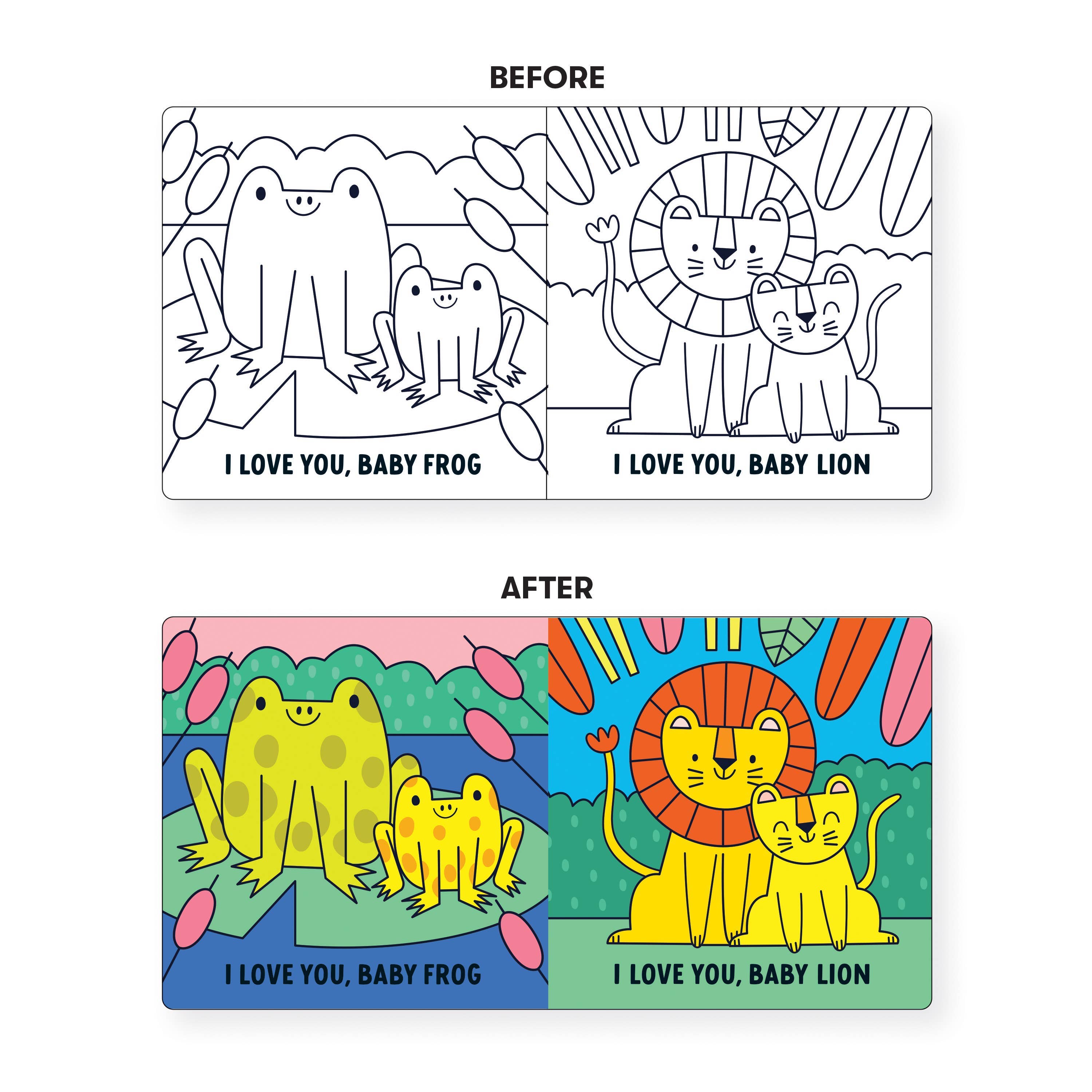 Chronicle Books - I Love You, Baby Color Magic Bath Book
