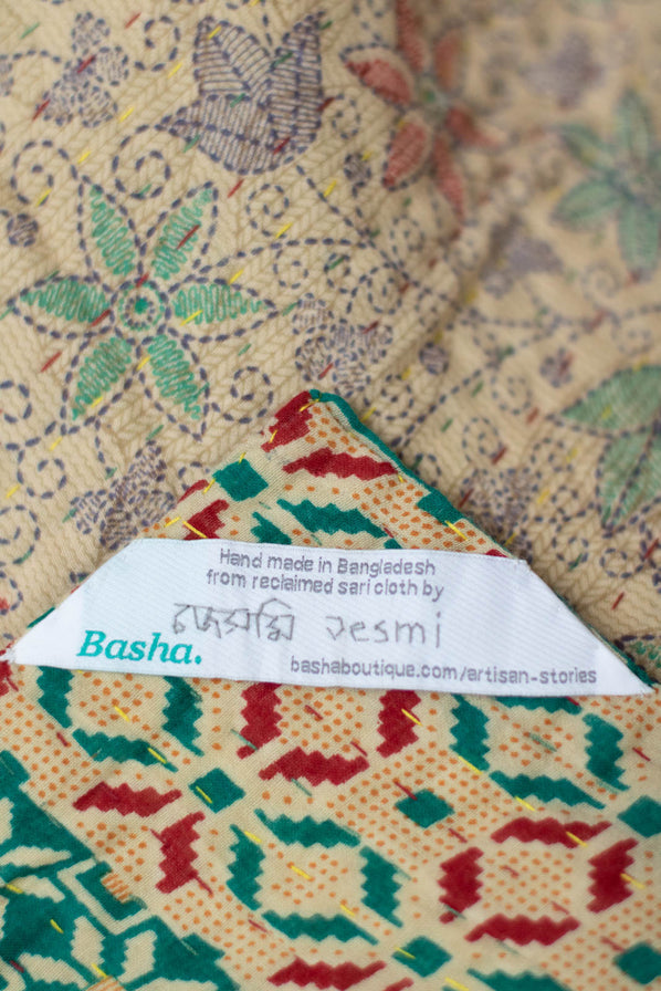 Dignify Kantha Mini Blanket - Charm No. 3