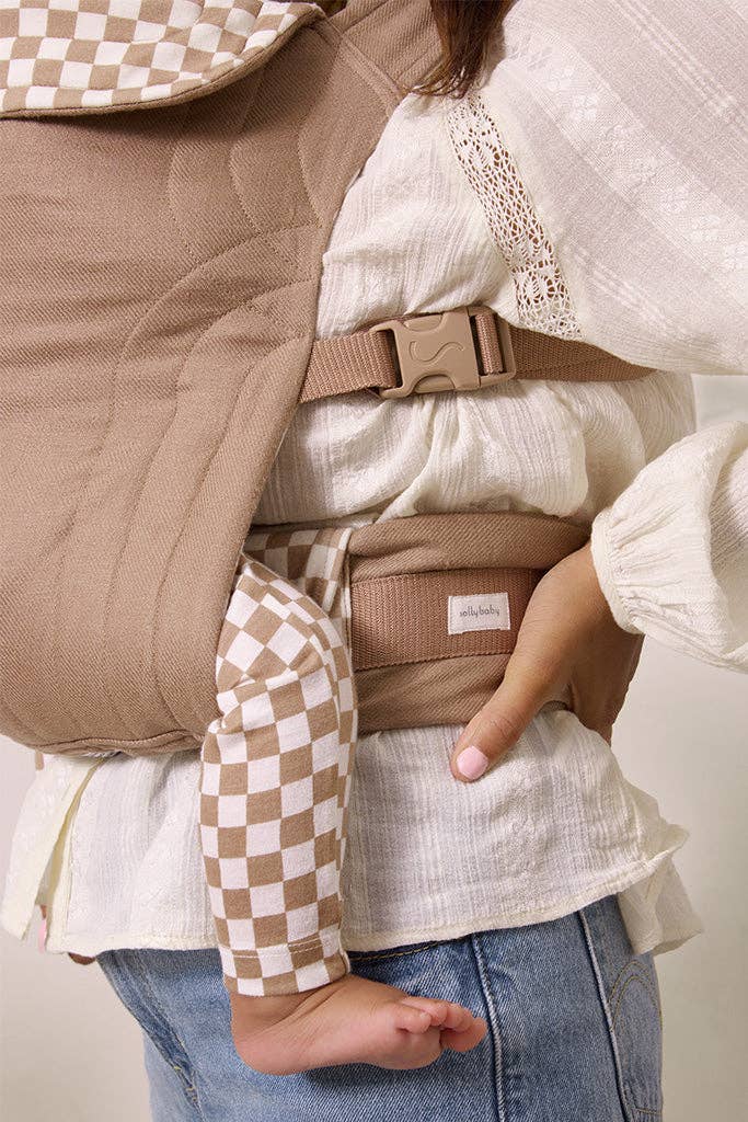 Solly Baby - Almondine Chequer Buckle Carrier