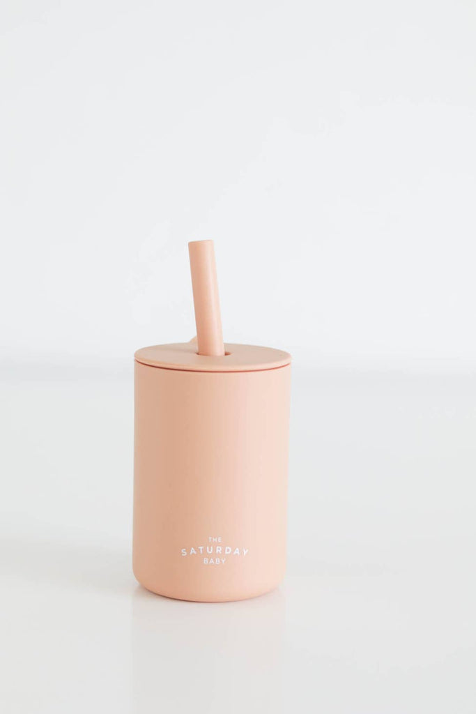 The Saturday Baby Silicone Straw Cup