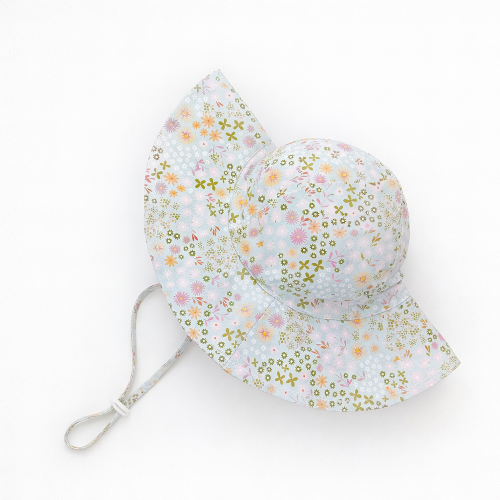 Huggalugs - Ditsy Blooms Sunhat UPF 50+ Baby & Toddler
