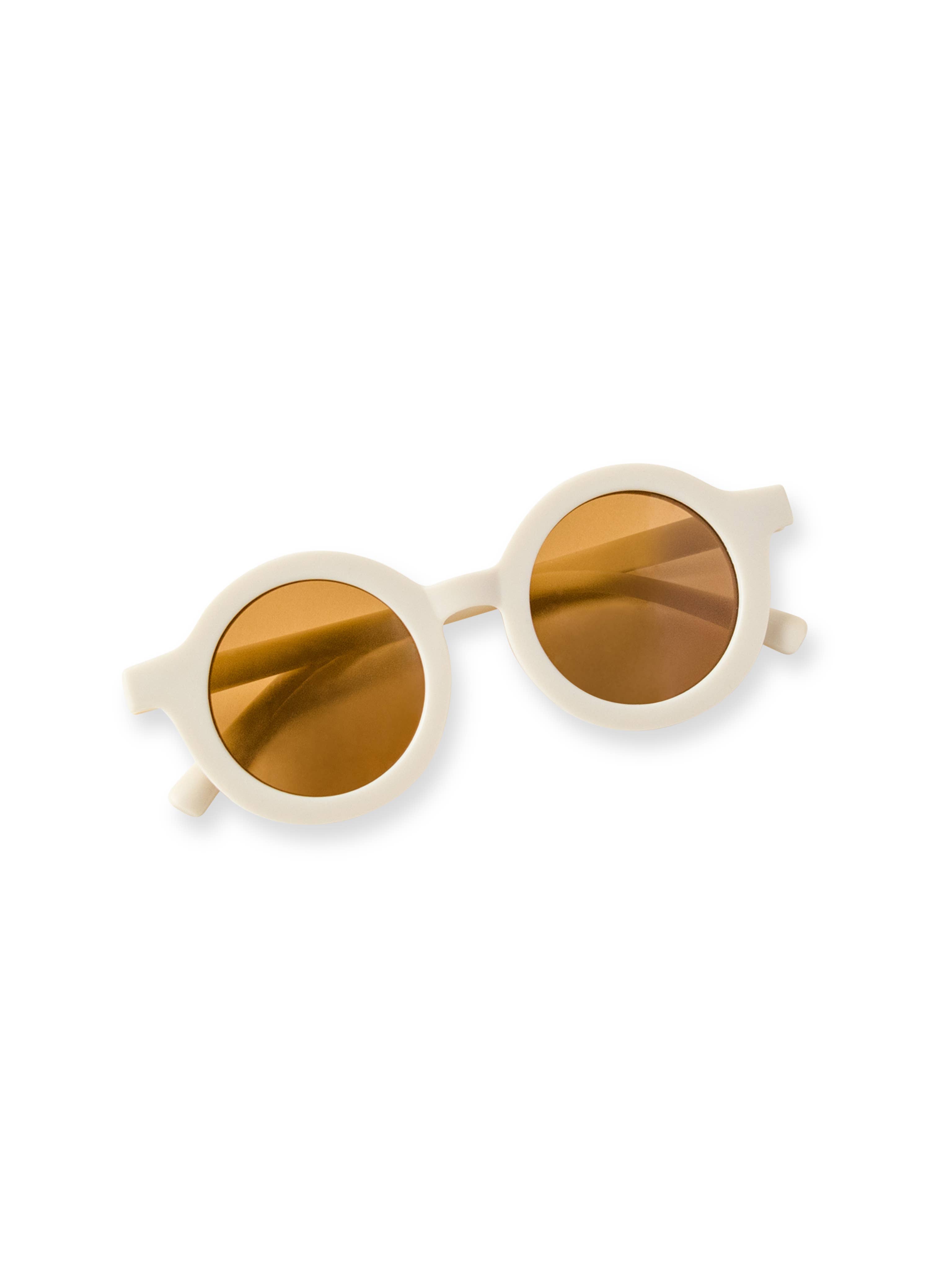 Colored Organics - KENDI Baby Round Sunnies - Cream