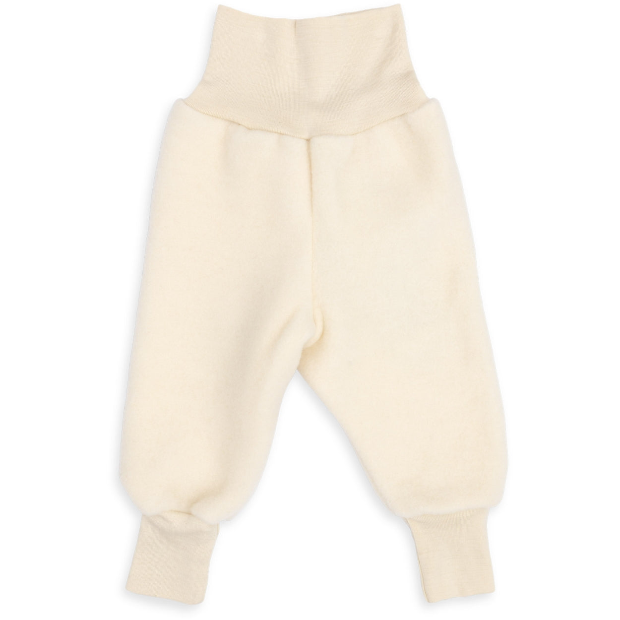 Engel Wool Fleece Baby Pants - Natural