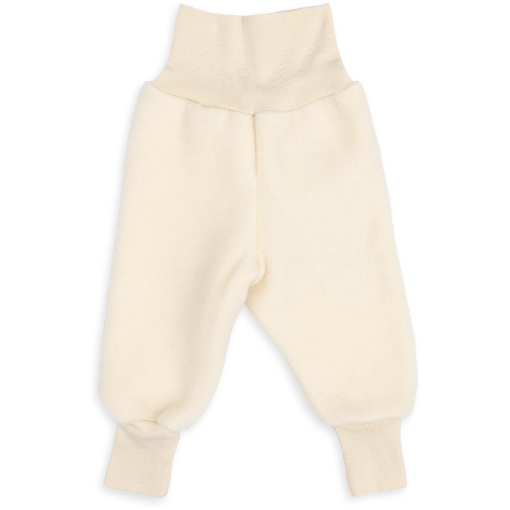 Engel Wool Fleece Baby Pants - Natural