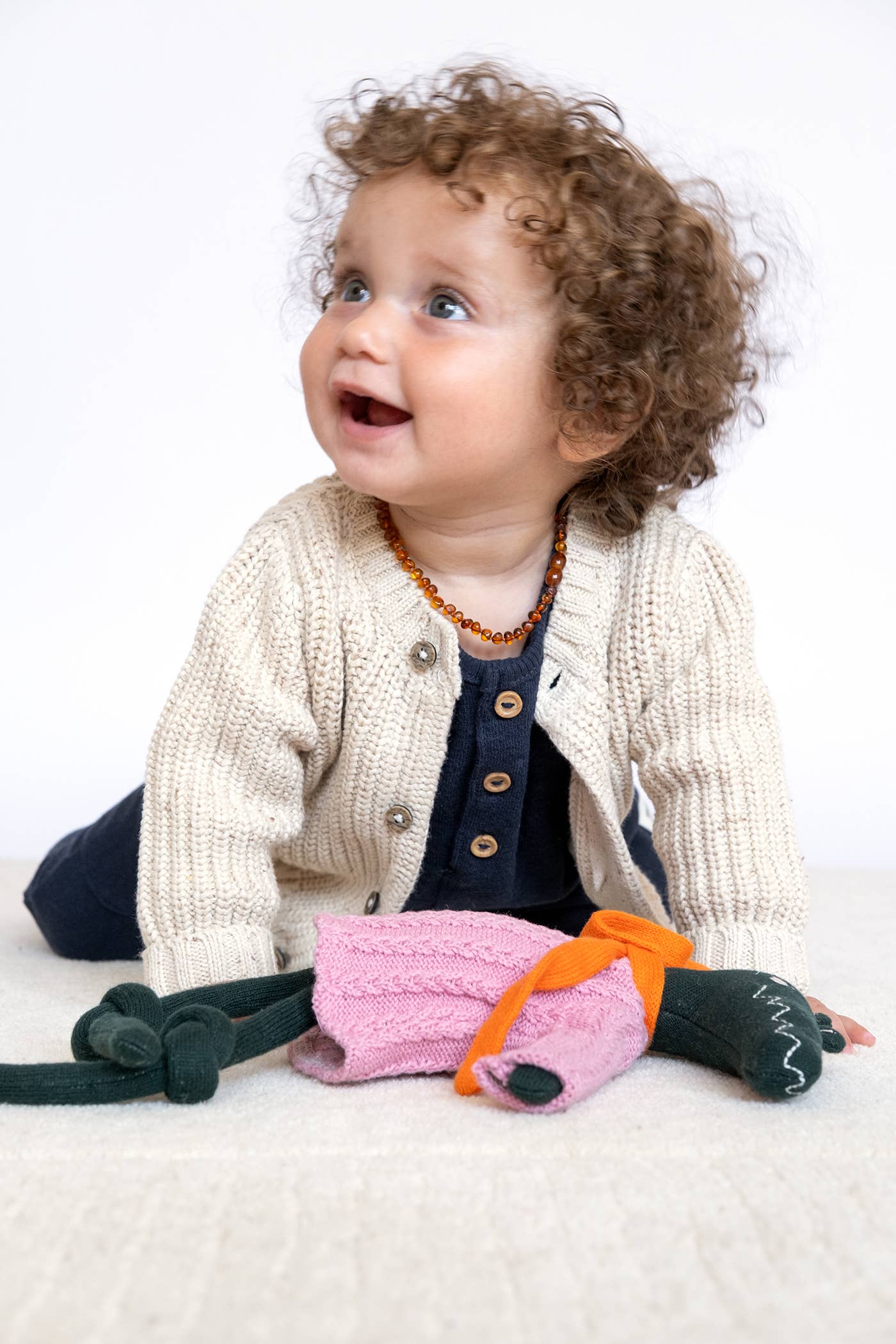 Sophie Home Ltd - Cotton Knit Stuffed Animal Ragdoll - Crocodile