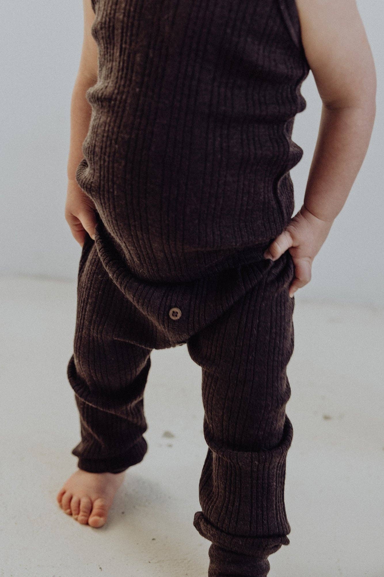 Finch & Fable - Wool Rib Leggings - Storm