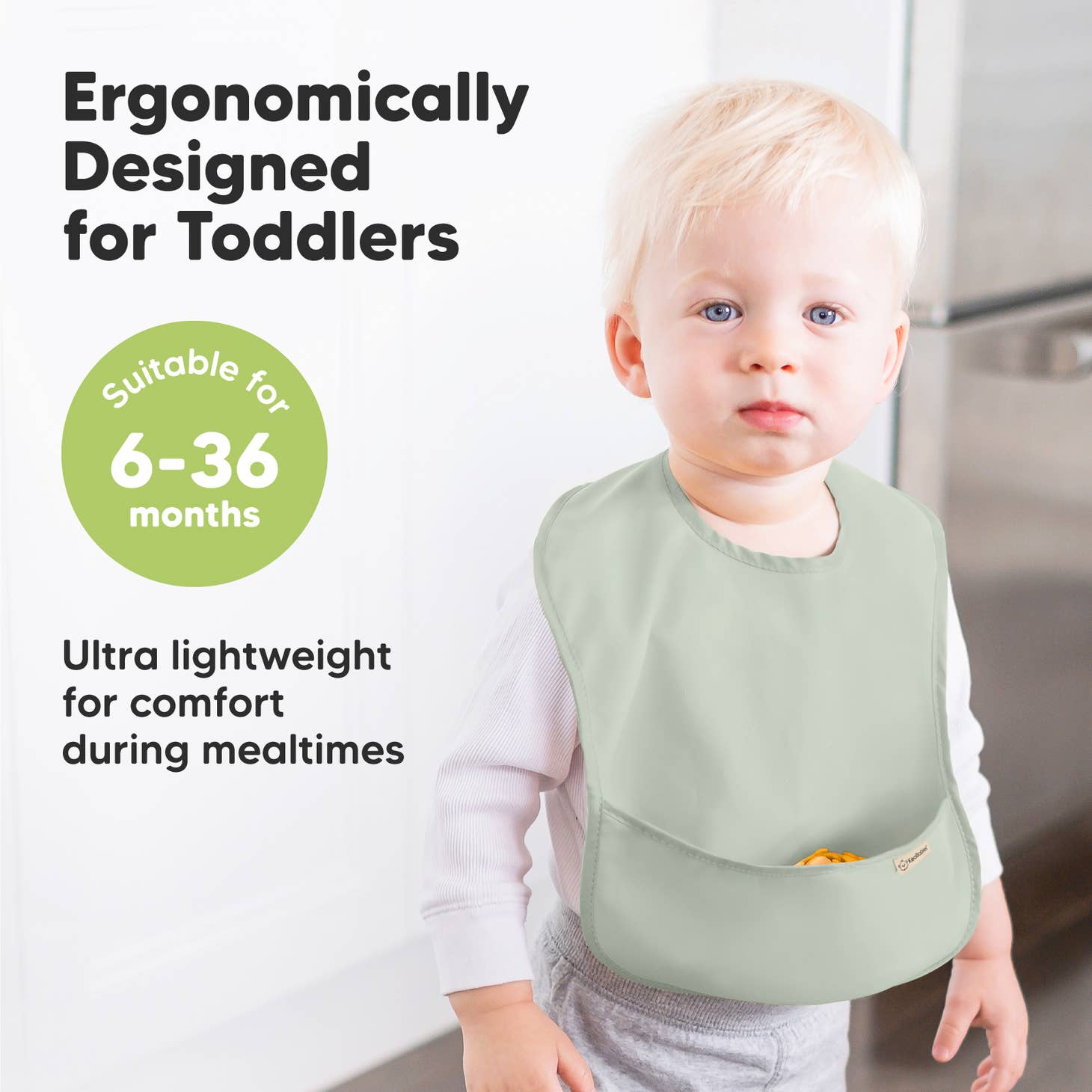 KeaBabie 3-Pack Presto Waterproof Baby Bibs - Ocean