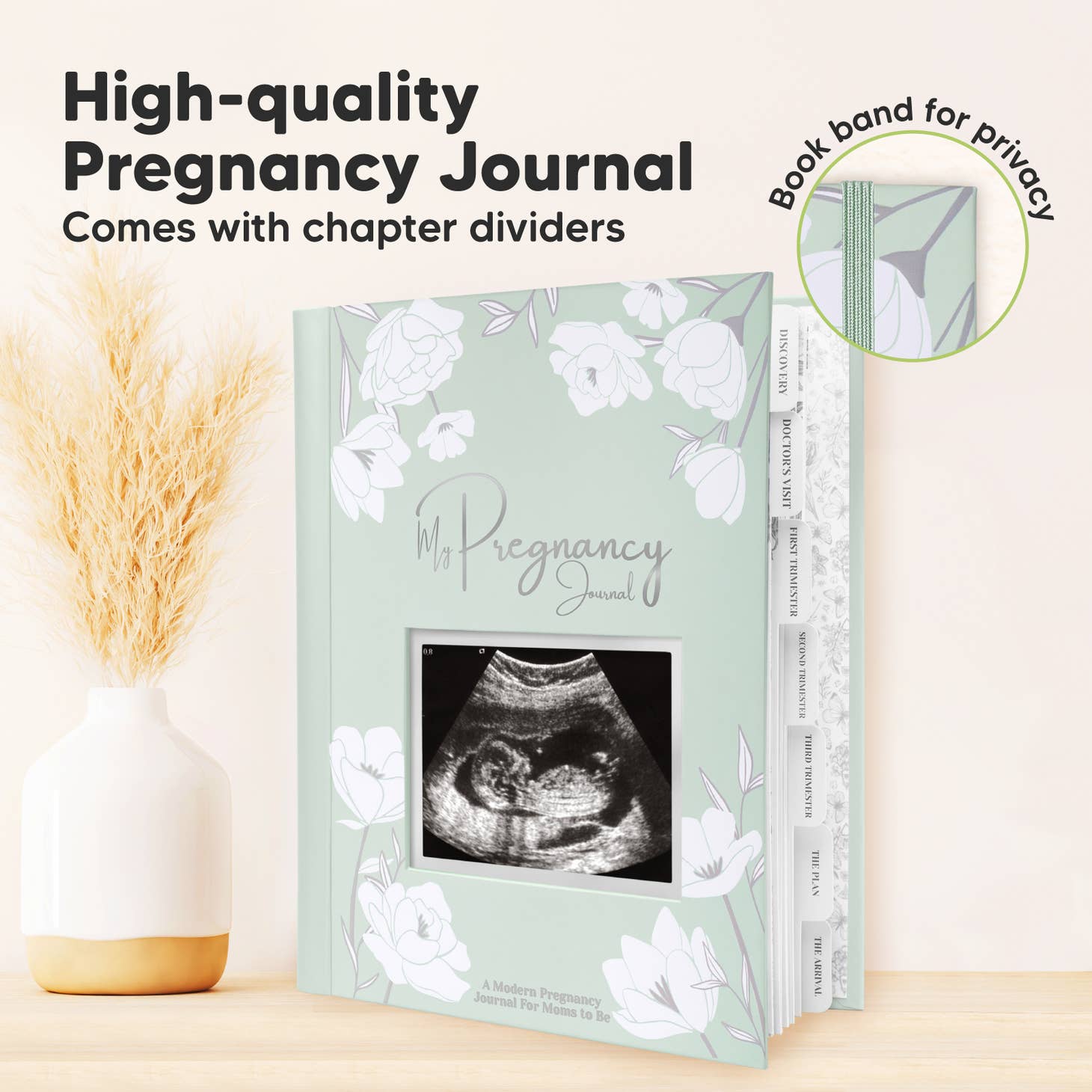 KeaBabies Blossom Pregnancy Journal Book  For First Time Mom
