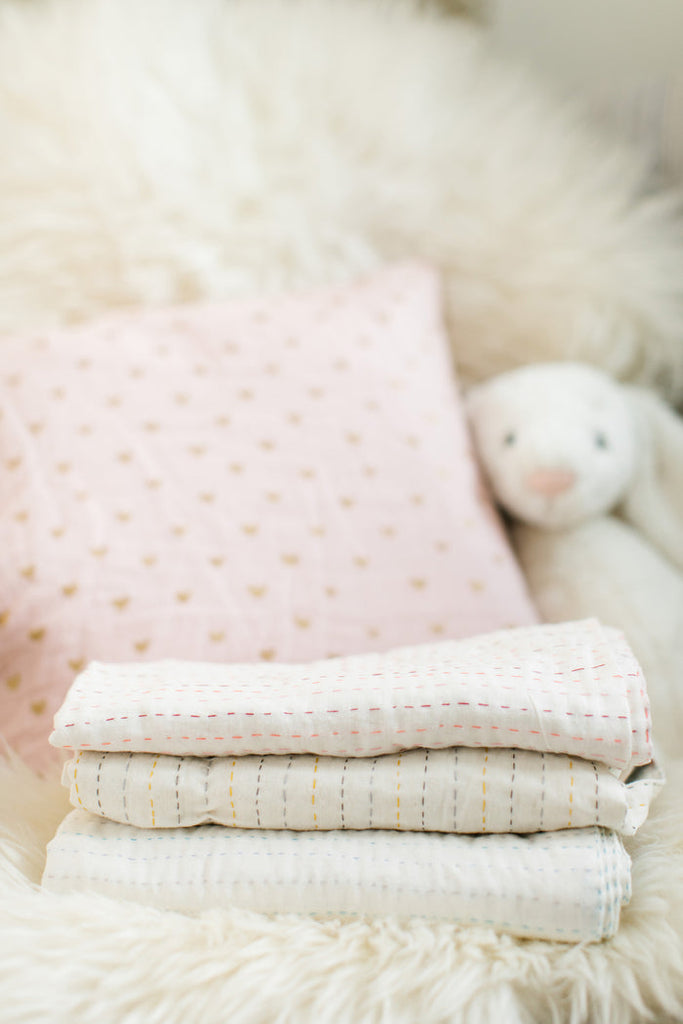 Dignify Simplicity Kantha Baby Blanket