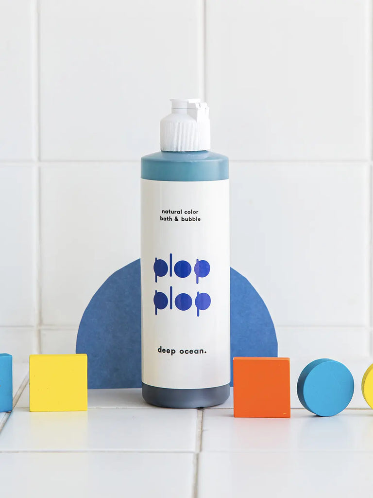 Plop Plop Natural Color Bubble Bath – Ocean Blue