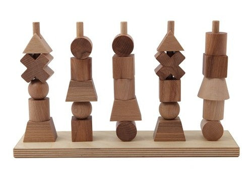 Wooden Story Wooden Natural Stacking Toy