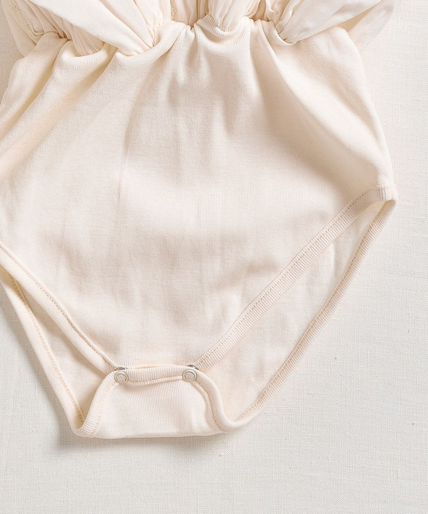 Oeuf Flouncy Bodysuit - Gardenia