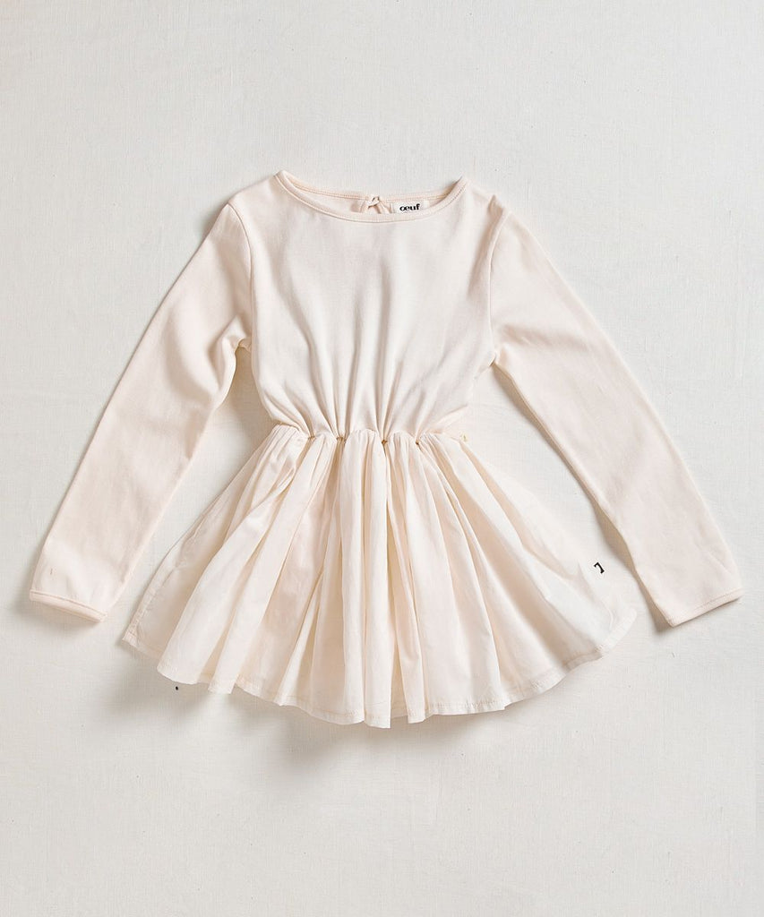 Oeuf Flouncy Bodysuit - Gardenia