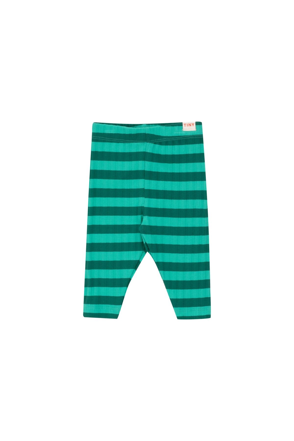 Tiny Cottons Stripes Baby Pants -  Emerald/ Dark Green