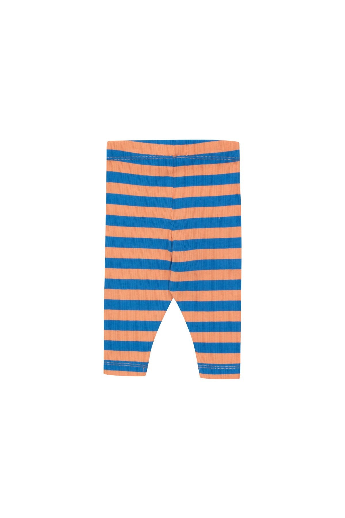 Tiny Cottons Stripes Baby Pants -  Light Rust/ Blue