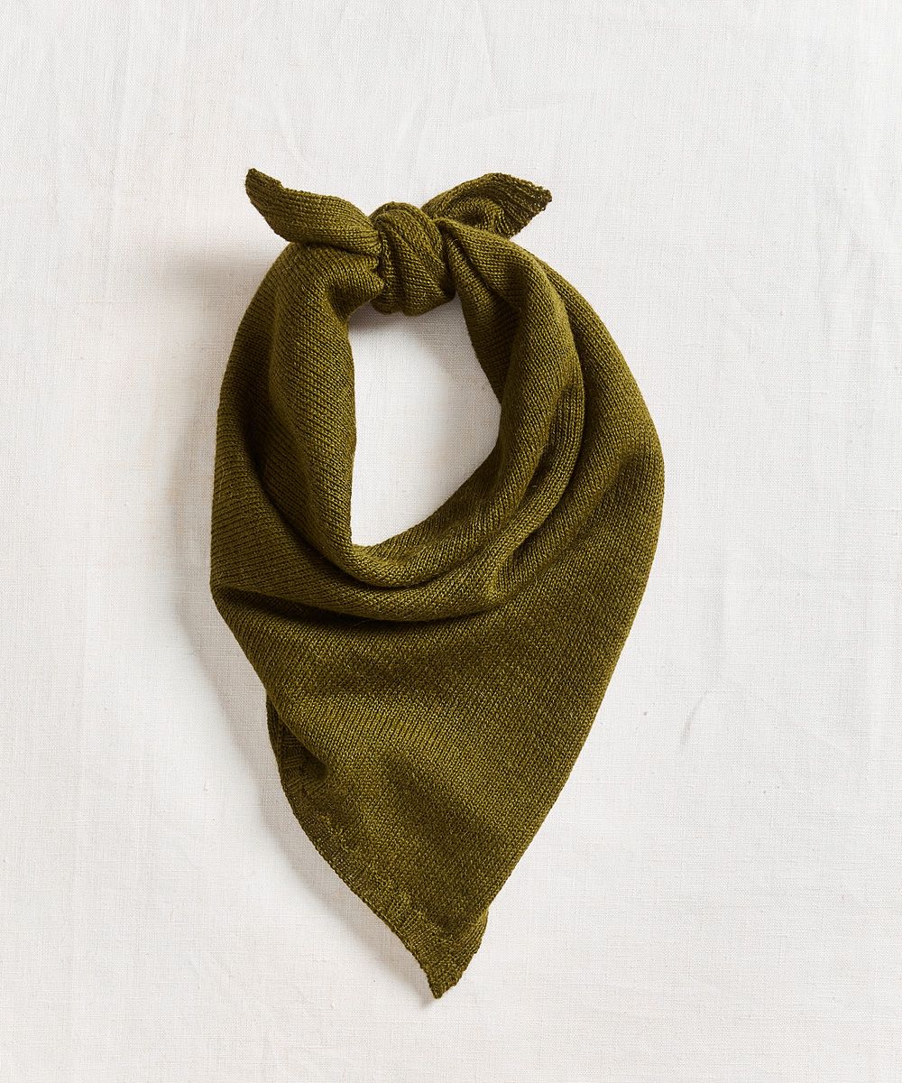 Oeuf Knit Bandana - Olive