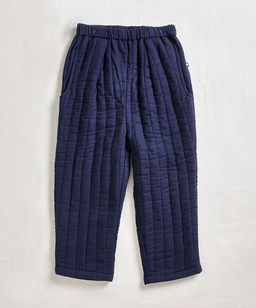 Oeuf Quilted Fancy Pants - Indigo