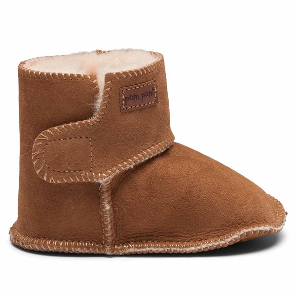 Pom Pom Booty Sheepskin - Camel