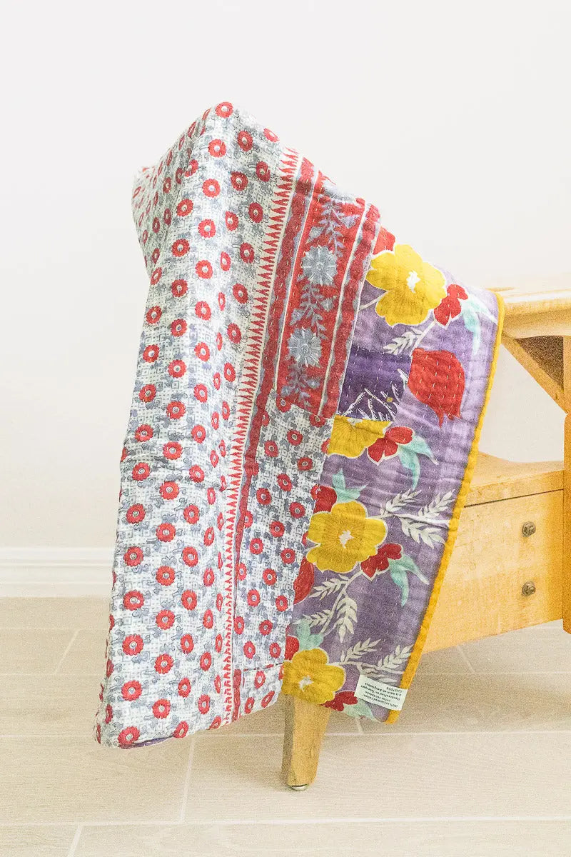 Dignify - Sugar No. 4 - Kantha Baby Blanket