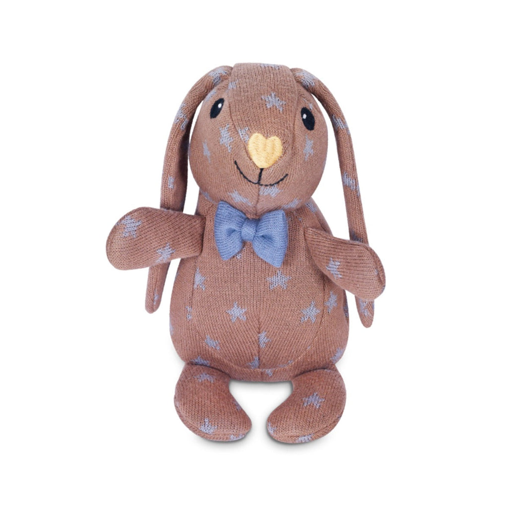 Apple Park Organic Knit Patterned Bunny