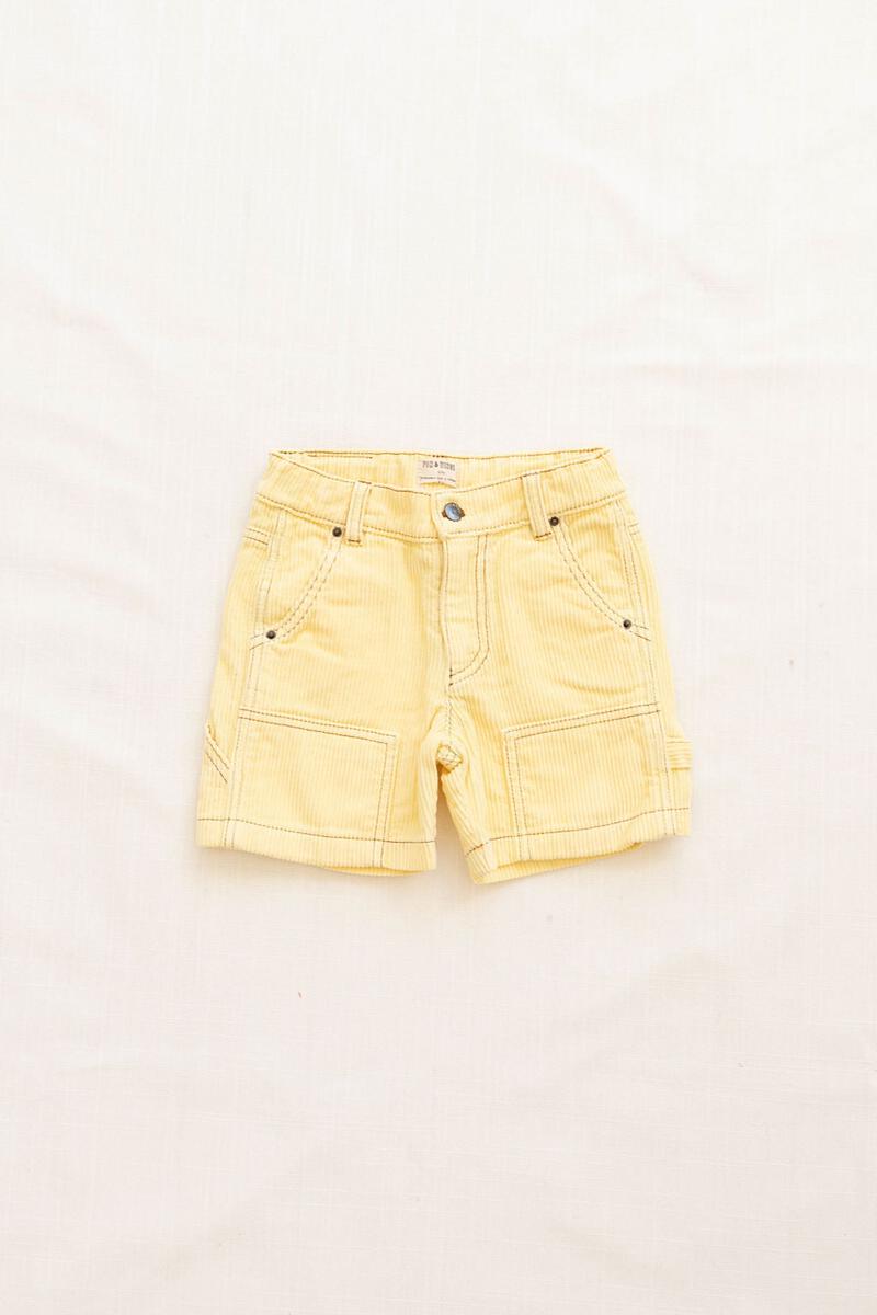 Fin & Vince Carpenter Shorts - Banana Cord