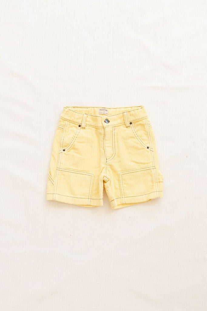 Fin & Vince Carpenter Shorts - Banana Cord