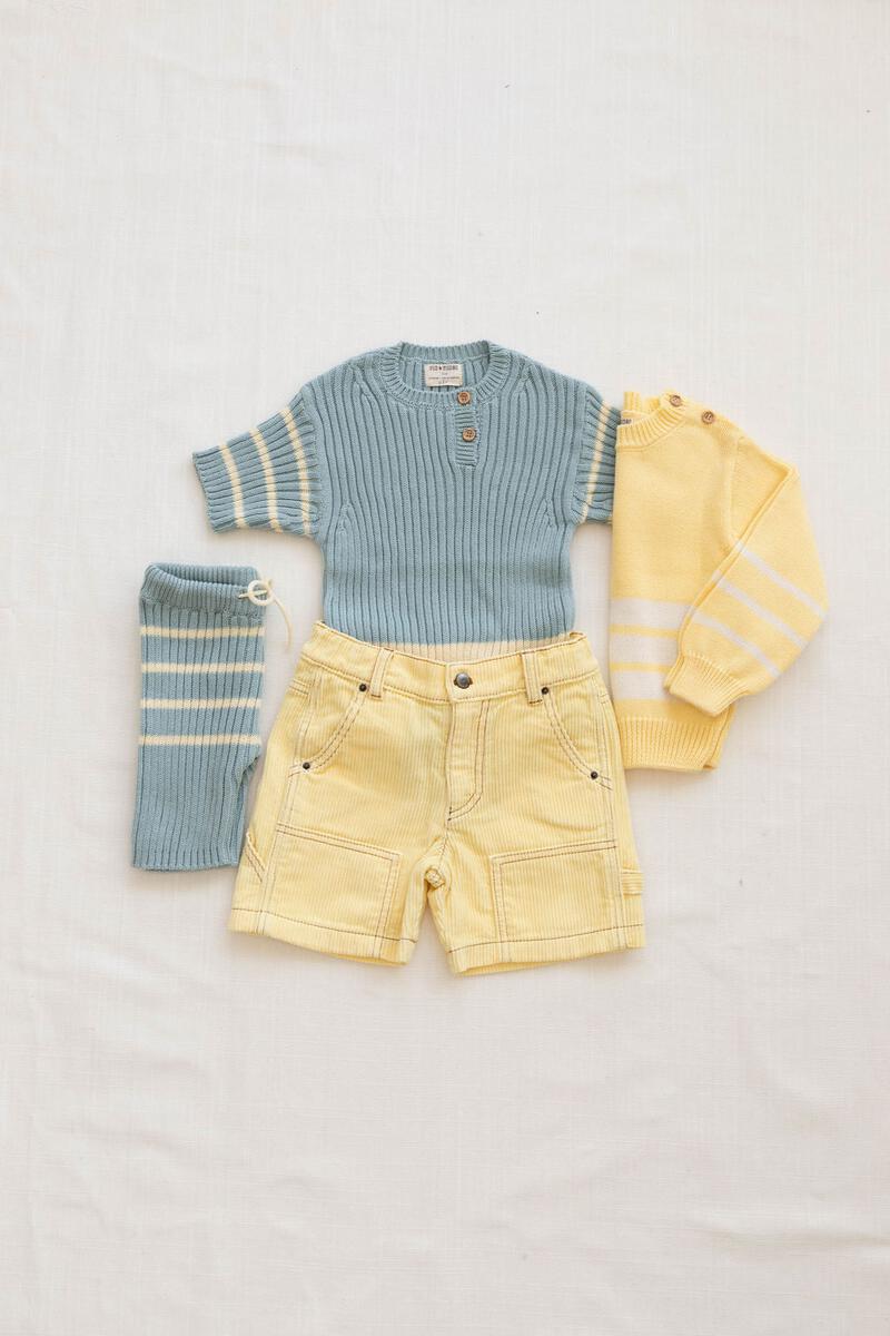 Fin & Vince Carpenter Shorts - Banana Cord